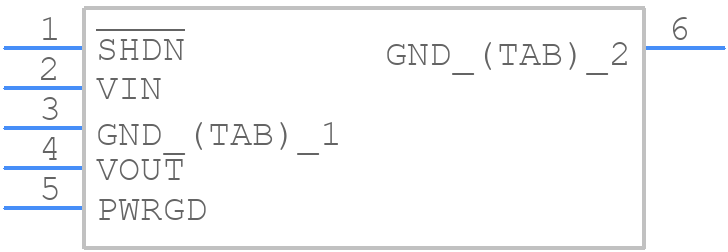 MCP1825-3002E/DC - Microchip - PCB symbol