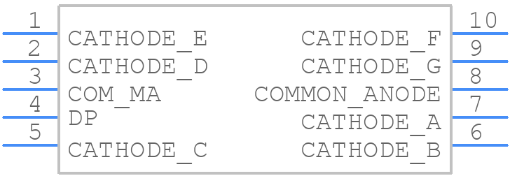 A-50101BS - Toplight - PCB symbol