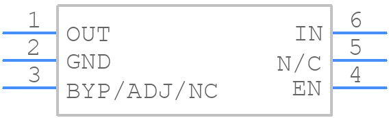 LDK120PU29R - STMicroelectronics - PCB symbol
