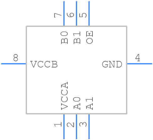 FXMAR2102L8X - onsemi - PCB symbol