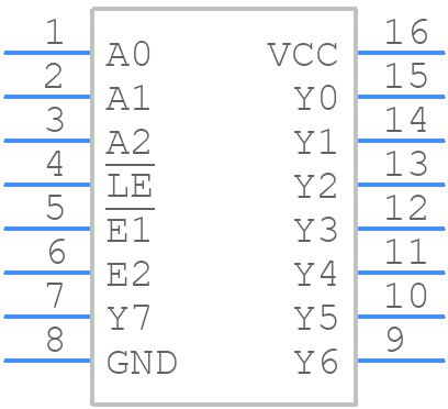 74HC237DB,118 - Nexperia - PCB symbol
