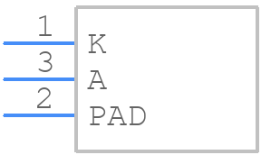XPEBGR-L1-0000-00D01 - CREE LED - PCB symbol