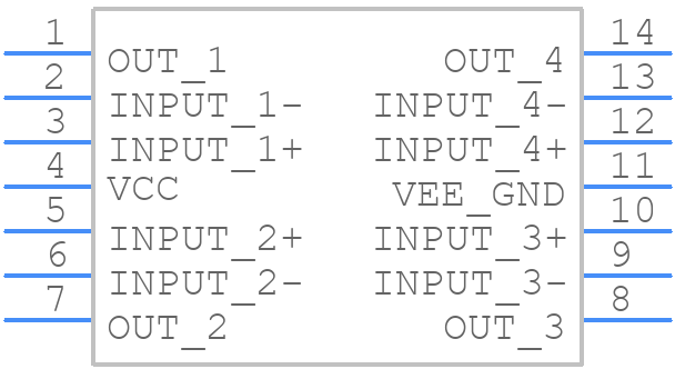 LM324ADTBR2G - onsemi - PCB symbol