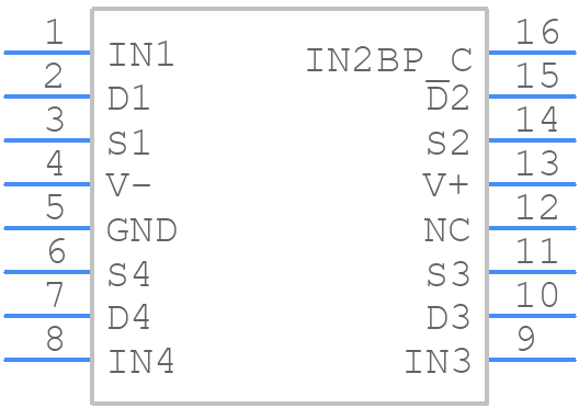 LTC201ACS - Analog Devices - PCB symbol