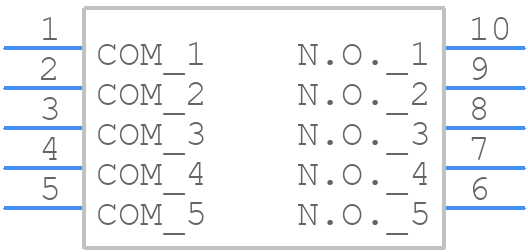 A6S-5102-H - OMRON Electronics - PCB symbol