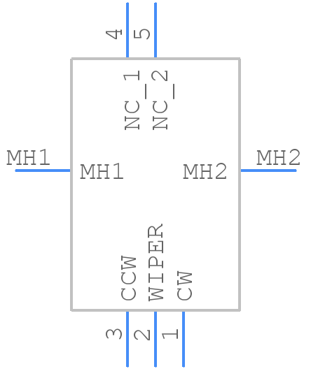 PRS11S-N20K-503B1 - Bourns - PCB symbol