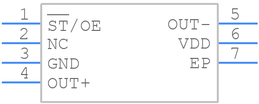 SIT9102AI-243N25E200.00000 - SiTime - PCB symbol