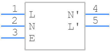 5500.2004 - SCHURTER - PCB symbol