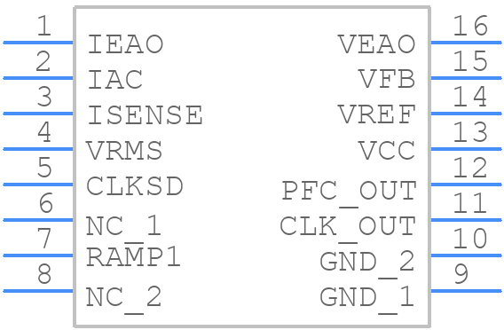 FAN4810M - onsemi - PCB symbol