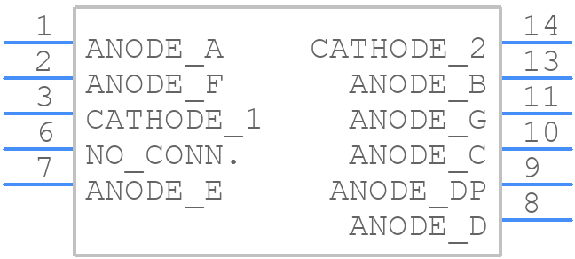5082-7653 - Avago Technologies - PCB symbol