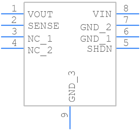 RT9068-33GSP - RICHTEK - PCB symbol
