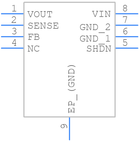 RT9068GSP - RICHTEK - PCB symbol