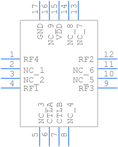 HMC427ALP3ETR - Analog Devices - PCB symbol