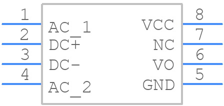 HCPL-0370-000E - Avago Technologies - PCB symbol