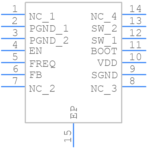 LM2623QNHLRQ1 - Texas Instruments - PCB symbol