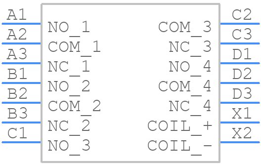 FCB-405-0617M - TE Connectivity - PCB symbol