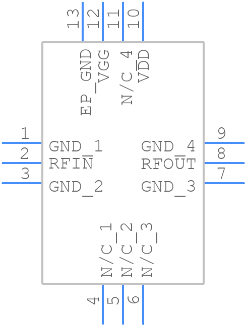HMC573LC3B - Analog Devices - PCB symbol