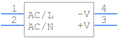 IRM-30-12 - Mean Well - PCB symbol
