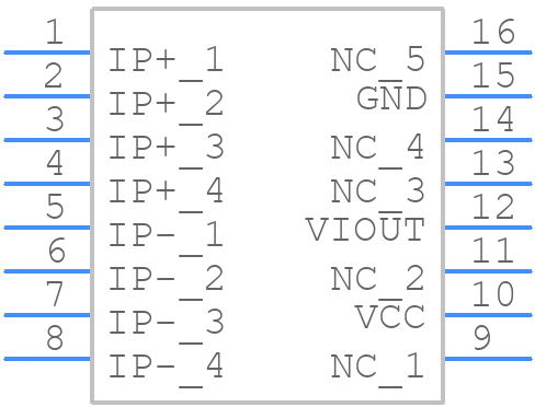 ACS717KMATR-20B-T - Allegro Microsystems - PCB symbol