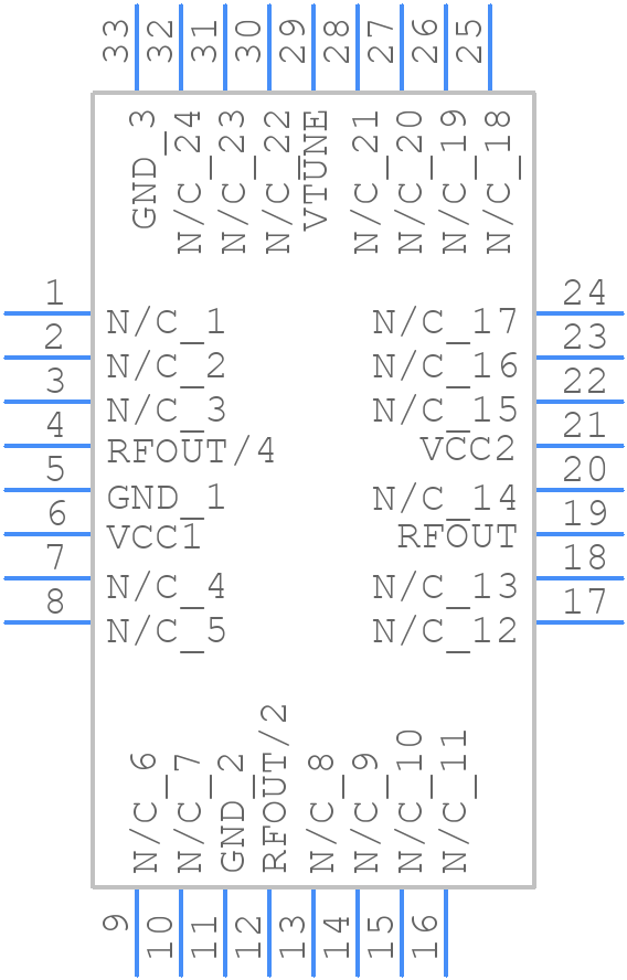 HMC531LP5E - Analog Devices - PCB symbol
