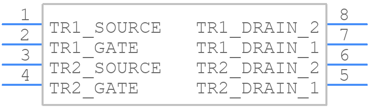 SH8KA4TB - ROHM Semiconductor - PCB symbol