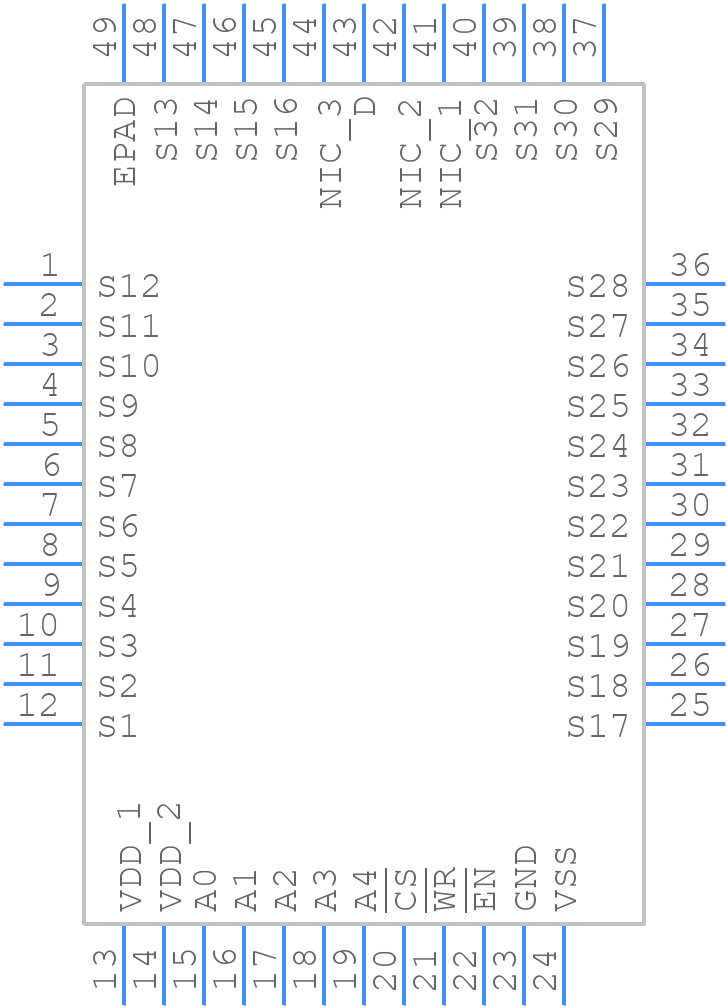 ADG732BCPZ-REEL - Analog Devices - PCB symbol