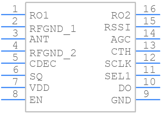 MICRF229YQS-T5 - Microchip - PCB symbol