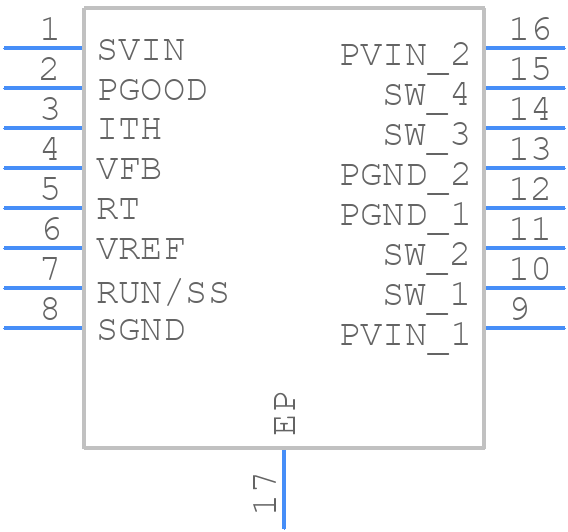 LTC3413IFE#TRPBF - Analog Devices - PCB symbol