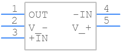 LMH6702MFX/NOPB - Texas Instruments - PCB symbol