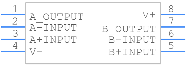 NJM062D - JRC - PCB symbol