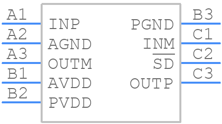 SA58672UK,027 - NXP - PCB symbol