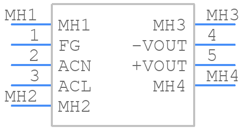 ASB110PS28 - XP POWER - PCB symbol