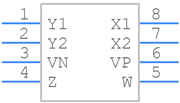 AD835AN - Analog Devices - PCB symbol