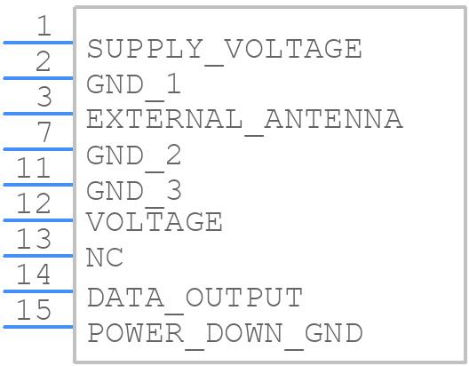AM-RX12E-433P - RF SOLUTIONS - PCB symbol