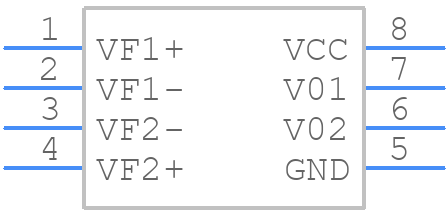 HCPL2631SDV - onsemi - PCB symbol