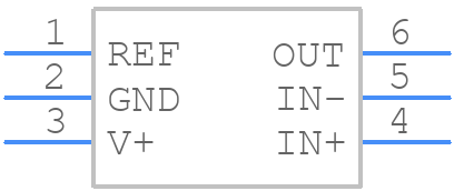 INA210CQDCKRQ1 - Texas Instruments - PCB symbol