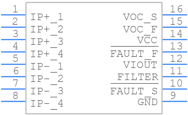 ACS720KLATR-35AB-T - Allegro Microsystems - PCB symbol