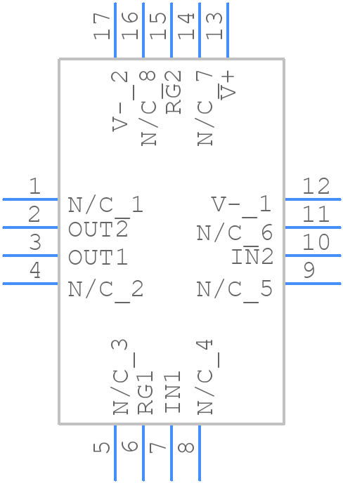 THAT1583 - THAT CORPORATION - PCB symbol