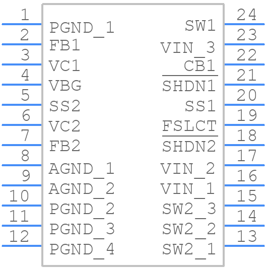 LM2716MT - Texas Instruments - PCB symbol