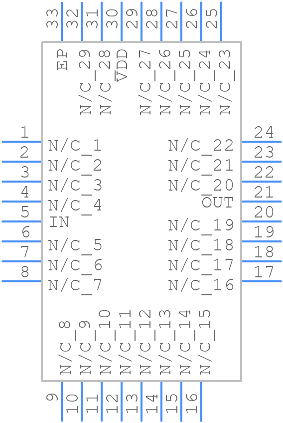 HMC462LP5 - Analog Devices - PCB symbol