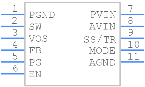 TPS6209733RWK - Texas Instruments - PCB symbol