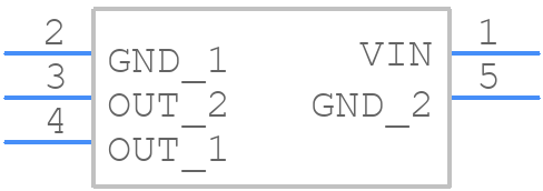 BXA-601 - JKL Components - PCB symbol