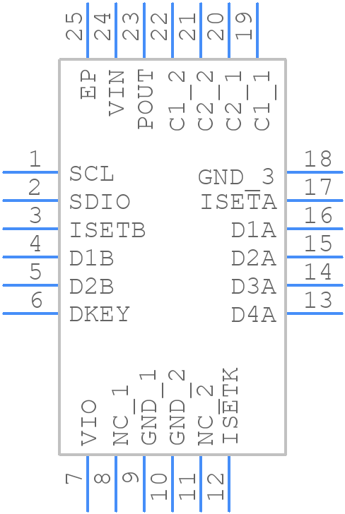 LM27964SQ-C/NOPB - Texas Instruments - PCB symbol