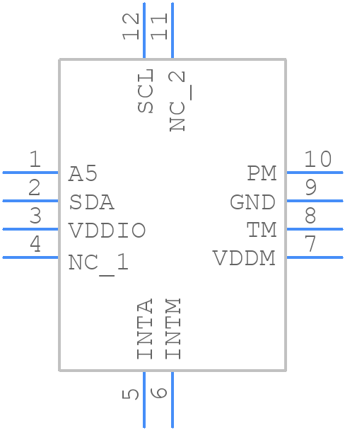 MC6470 - mCube - PCB symbol