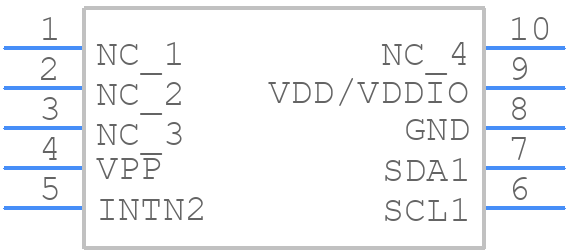 MC3216 - mCube - PCB symbol
