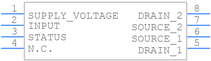 VNL5050S5TR-E - STMicroelectronics - PCB symbol