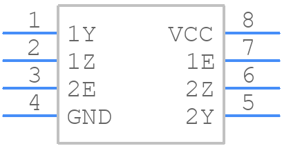 74HC2G66DP,125 - Nexperia - PCB symbol