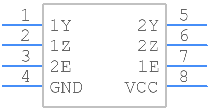74HC2G66GT,115 - Nexperia - PCB symbol