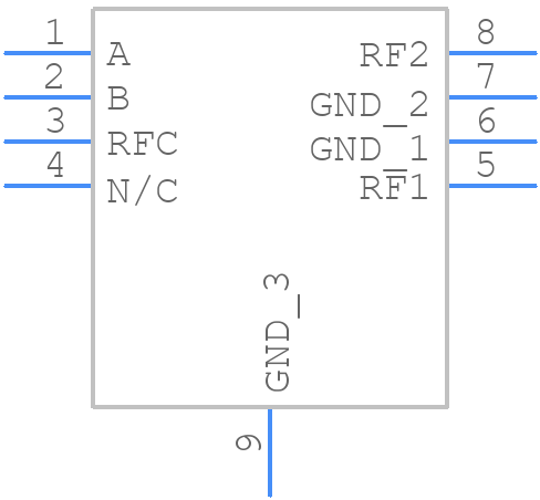 HMC536MS8G - Analog Devices - PCB symbol