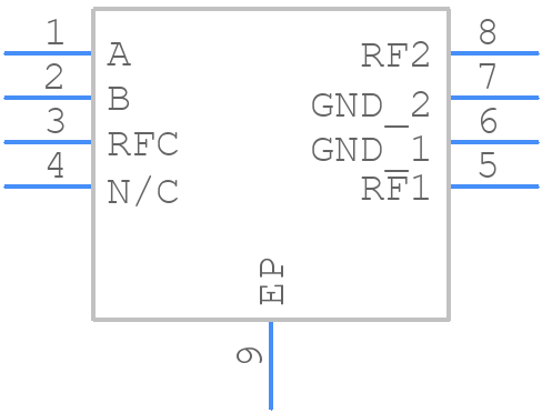 HMC536MS8GTR - Analog Devices - PCB symbol